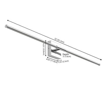 Makena Modern Minimalist Dimmable Integrated LED Metal Wall Sconce